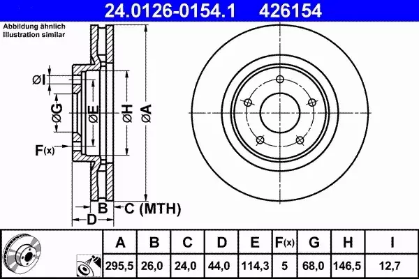 ATE TARCZE+KLOCKI PRZÓD NISSAN QASHQAI J10 X-TRAIL T31 295,5MM 