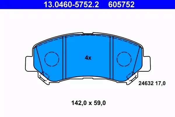 ATE TARCZE+KLOCKI PRZÓD NISSAN QASHQAI J10 X-TRAIL T31 295,5MM 