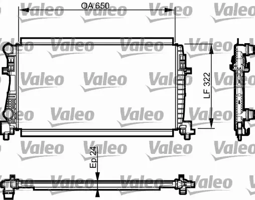 VALEO CHŁODNICA SILNIKA 735557