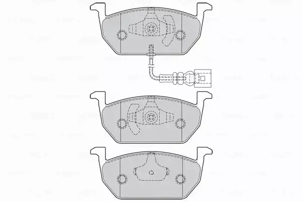 VALEO KLOCKI HAMULCOWE 302222 