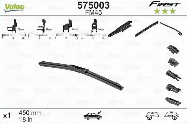 VALEO FIRST WYCIERACZKI AUDI A3 1996-2003 