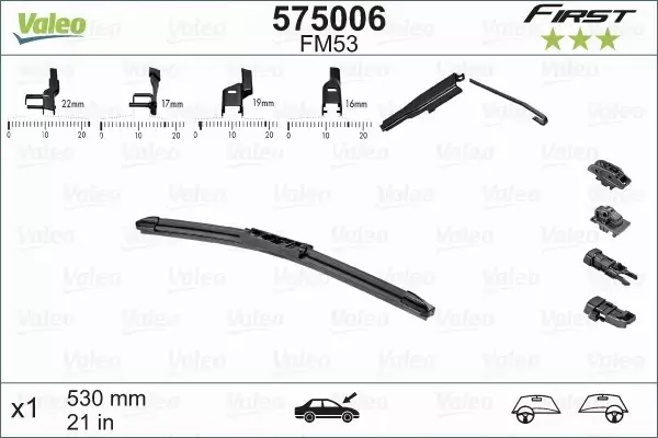 VALEO FIRST WYCIERACZKI AUDI A3 1996-2003 