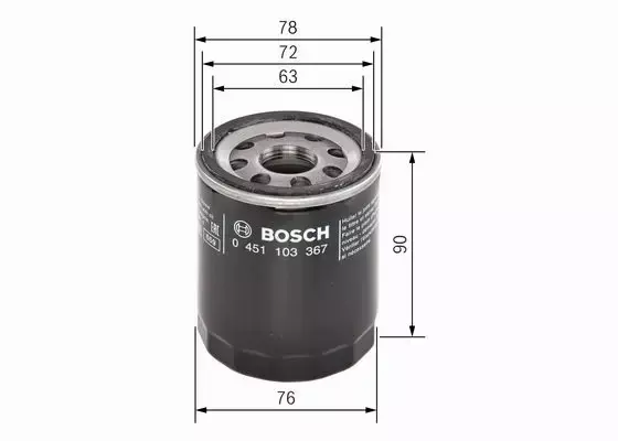 BOSCH FILTR OLEJU 0 451 103 367 