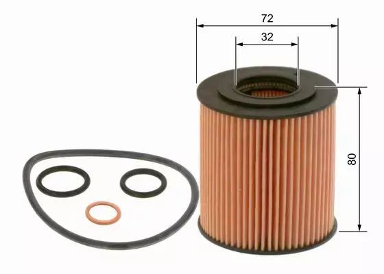 BOSCH ZESTAW FILTRÓW BMW 3 E46 316 318 