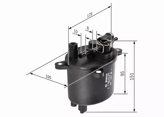 BOSCH FILTR PALIWA F 026 402 846 