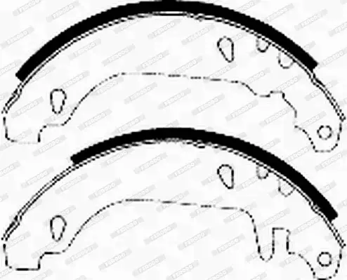FERODO SZCZĘKI HAMULCOWE FSB337 