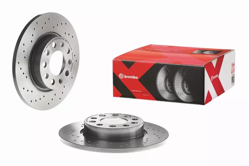 BREMBO TARCZE HAMULCOWE TYŁ 08.9364.2X 