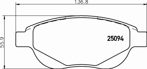 BREMBO KLOCKI HAMULCOWE P 61 137 