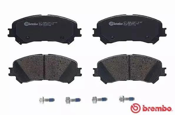 BREMBO Zestaw klocków hamulcowych, hamulce tarczowe P 68 067 