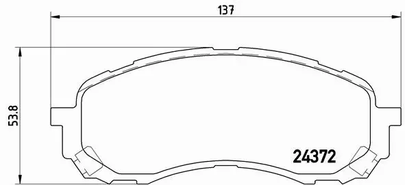 BREMBO TARCZE+KLOCKI P SUBARU IMPREZA GJ GP 276MM 