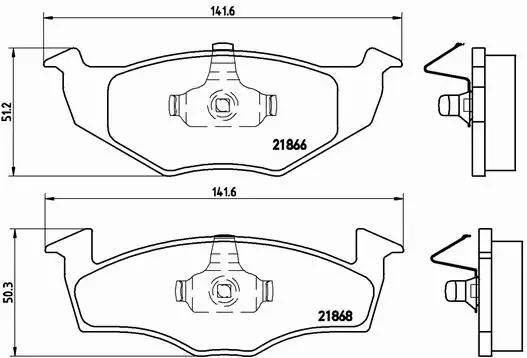 BREMBO TARCZE+KLOCKI PRZÓD SKODA FABIA I II 239MM 