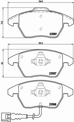 BREMBO TARCZE+KLOCKI PRZÓD VW TOURAN 1T 288MM 