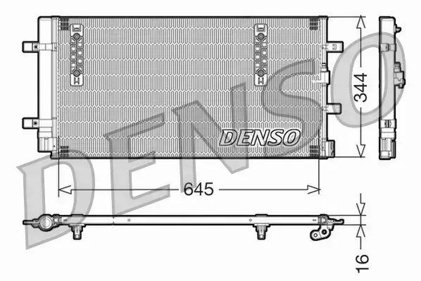 DENSO CHŁODNICA KLIMATYZACJI DCN32060 