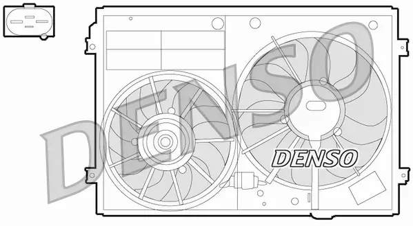 DENSO WENTYLATOR CHŁODNICY DER32012 