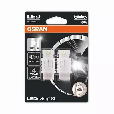 OSRAM LEDRIVING ŻARÓWKI P27/7W BIAŁE 12V 6000K 