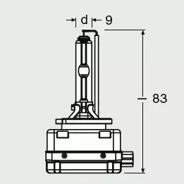 OSRAM CLASSIC ŻARÓWKA ŻARNIK D3S 66340CLC 