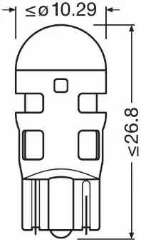 OSRAM LEDRIVING ŻARÓWKI W5W ŻÓŁTE 12V YELLOW 