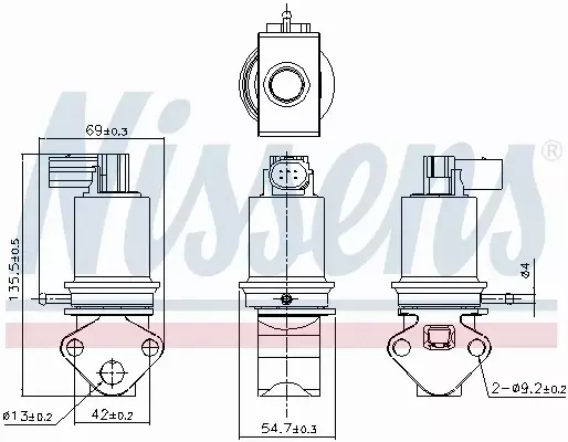 NISSENS ZAWÓR EGR 98179 