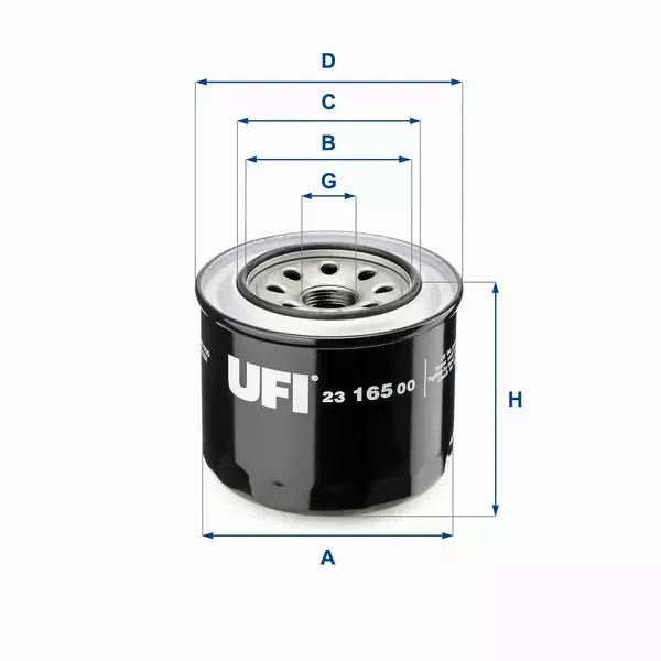 UFI FILTR OLEJU 23.165.00