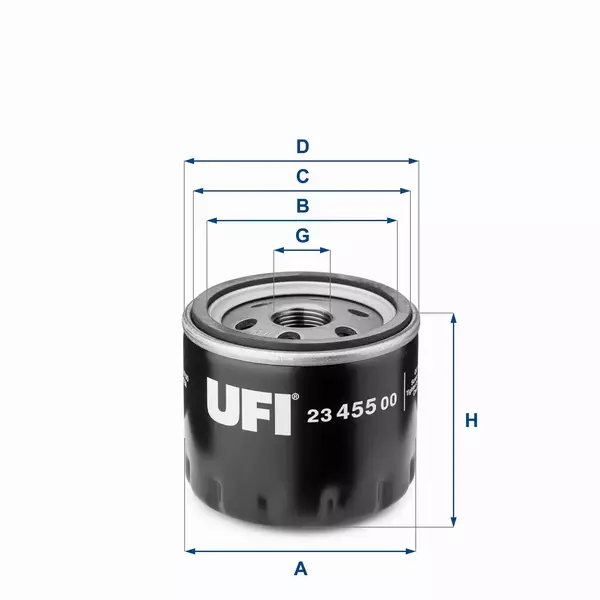 UFI FILTR OLEJU ALFA ROMEO 147 156 GT 1.9 2.4 JTD