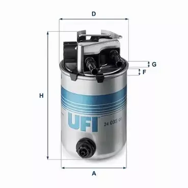 UFI FILTR PALIWA 24.095.01