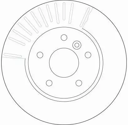 TRW TARCZA HAMULCOWA DF4194S 