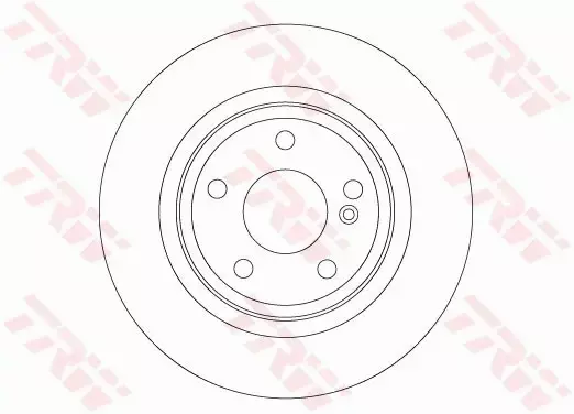 TRW TARCZA HAMULCOWA DF6886 