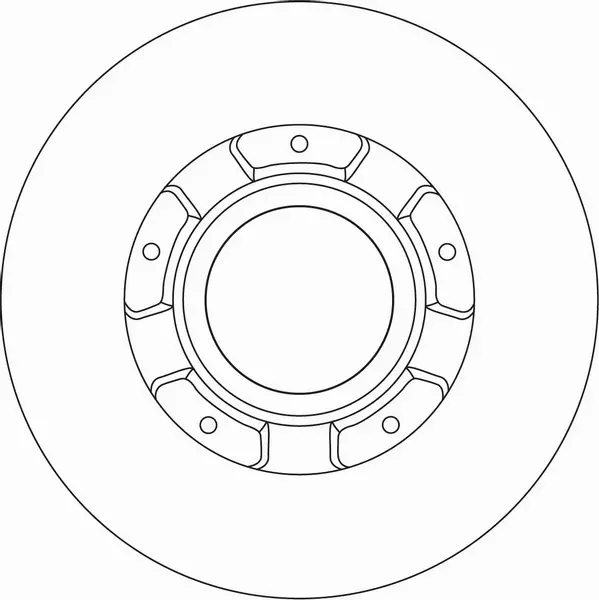 TRW TARCZA HAMULCOWA DF6963S 