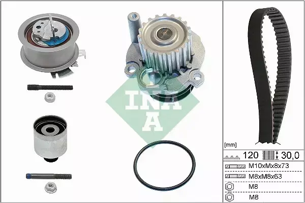 INA ROZRZĄD+POMPA AUDI A3 8L A4 B6 A6 C5 1.9 TDI