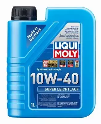 LIQUI MOLY SUPER LEICHTLAUF 10W40 A3/B4 9503 1L