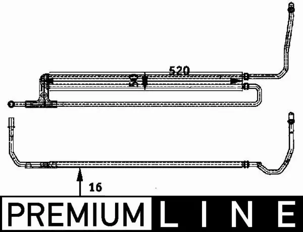 MAHLE CHŁODNICA OLEJU CLC 54 000P 