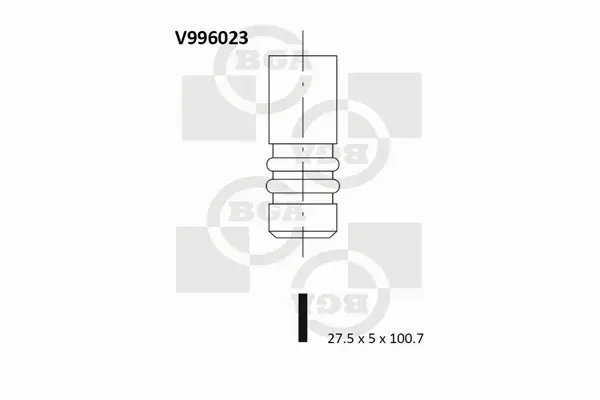 BGA ZAWÓR WYDECHOWY V996023 