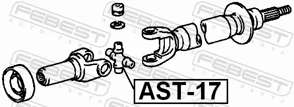FEBEST KRZYŻAK WAŁU AST-17 