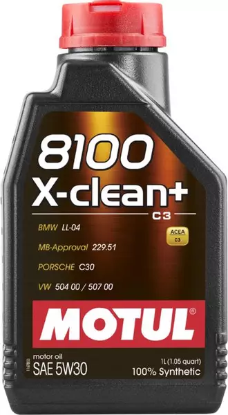 8100X-CLEAN+5W301L - MOTUL 8100 X-CLEAN+ 5W30 SM/CF C3 1L