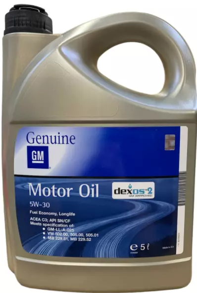 Opel GM 5W30 dexos2™ 5L syntetyczny olej silnikowy
