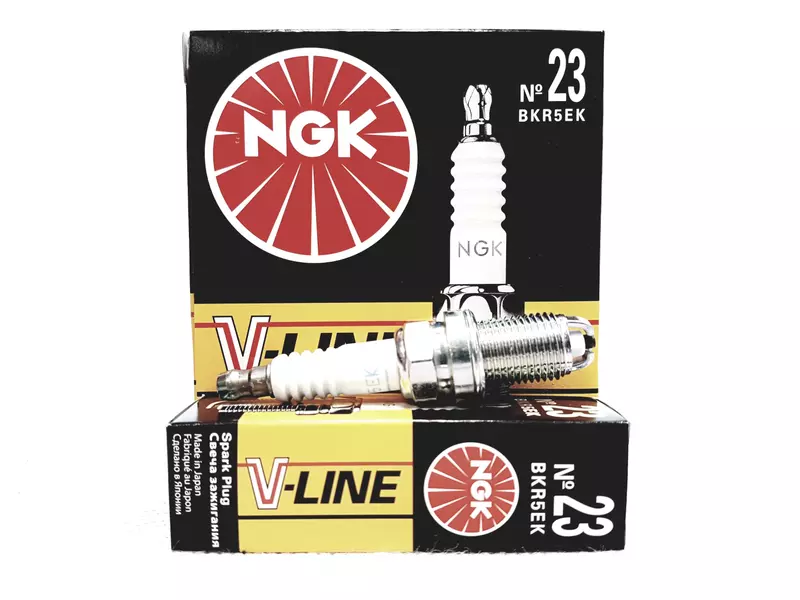 Свечи ngk line. NGK 4483 свеча зажигания. Свечи v-line NGK №23 bkr5ek (4483). NGK V-line 23. NGK V-line 2.