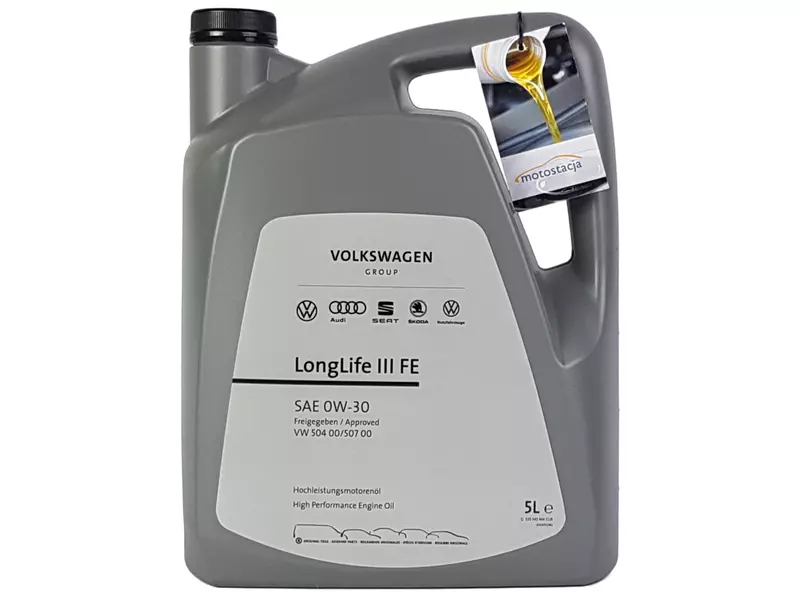Aceite LongLife III FE 5L ''0W30'' FE '504.00 507.00' Original Grupo  Volkswagen GS55545M4